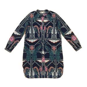 Mara Hoffman Elephant Brigade Printed Tunic Dress, size Large